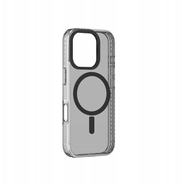 Θήκη σιλικόνης AMAZINGTHING Titan Pro Mag Case με μαγνητικό δακτύλιο για iPhone 16 Pro Max - μαύρο