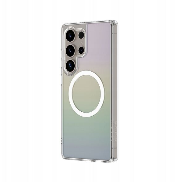 Θήκη σιλικόνης AMAZINGTHING Minimal Mag Case με μαγνητικό δακτύλιο για Samsung Galaxy S25 Ultra - ιριδίζον