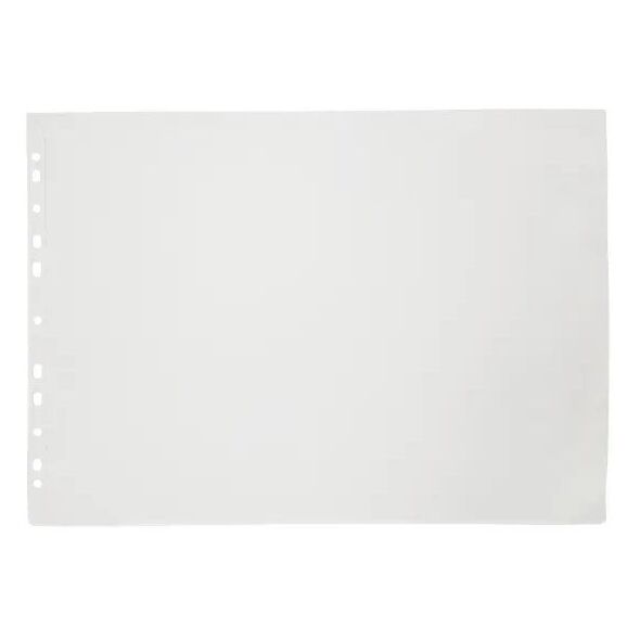 Διαφανής Θήκη Plast Petter, με τρύπες, A3 οριζόντια 120 µm
