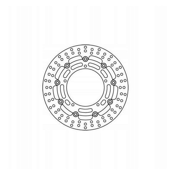 Πλωτός δίσκος φρένων εμπρός, 298/132x5mm 5x150mm, διάμετρος οπών στερέωσης 8,3mm, απόσταση 0 ταιριάζει σε: YAMAHA FJ-09 321/321 ABS/600/600 (Diversion ABS)/600 (Diversion)/600F (Diversion ABS)