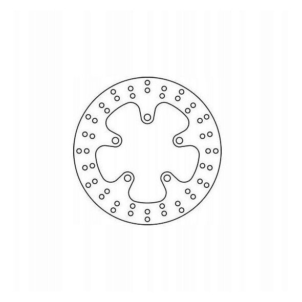 Σταθερός πίσω δίσκος φρένων, 240/89x4mm 5x110mm, διάμετρος οπών στερέωσης 10,5mm, απόσταση 0 ταιριάζει σε: KAWASAKI J300 1100/1100W/1200 (Bandit)/1200 (Inazuma)/1200S (Bandit)/1300R (Hayabusa)/300/60