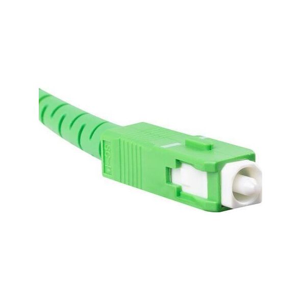Lanberg PATCHCORD ŚWIATŁOWODOWY SM SC/APC-SC/APC SIMPLEX 3.0MM LSZH G657A2 10M BIAŁY LANBERG