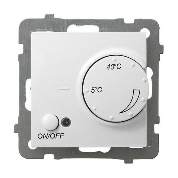 Ospel Regulator temperatury AS z czujnikiem podpodłogowym biały (RTP-1G/m/00)