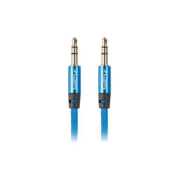 Kabel Lanberg Jack 3.5mm - Jack 3.5mm 3m niebieski (CA-MJMJ-10CU-0030-BL)