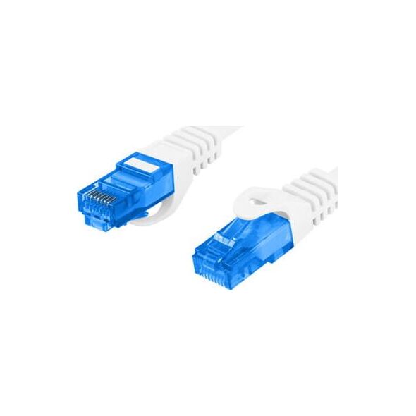 Lanberg PATCHCORD KAT.6A S/FTP LSZH CCA 0.5M BIAŁY FLUKE PASSED LANBERG