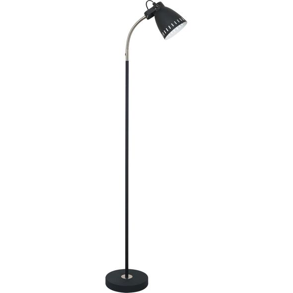 Lampa podłogowa Italux Lampa podłogowa czarna Italux Fastello ML-HN3093-BK+S.NICK