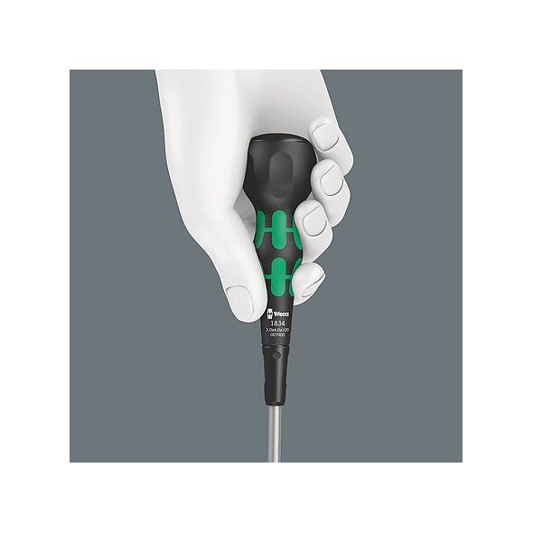 Wera 1834 Kraftform Ball-Grip Schlitz-Dreher 1.0x6.0x150