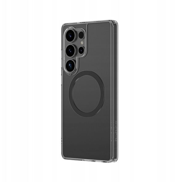 Θήκη σιλικόνης AMAZINGTHING Minimal Mag Case με μαγνητικό δακτύλιο για το Samsung Galaxy S25 Ultra - μαύρο