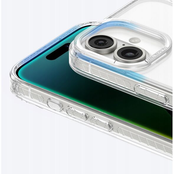 Θήκη σιλικόνης AMAZINGTHING Titan Pro Mag Case με μαγνητικό δακτύλιο για iPhone 16 Plus - διαφανές