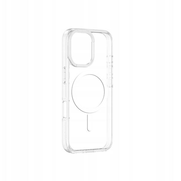 Θήκη σιλικόνης AMAZINGTHING Minimal Mag Case με μαγνητικό δακτύλιο για iPhone 16 Plus - διαφανές