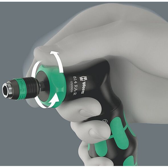 Wera Kraftform Kompakt Pistol RA-R 1, Κατσαβίδι με καστάνια και μύτες 7 τεμαχίων