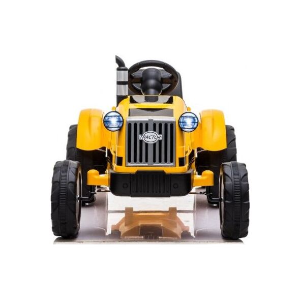 Lean Cars Traktor na Akumulator z Przyczepą CH9959 Żółty