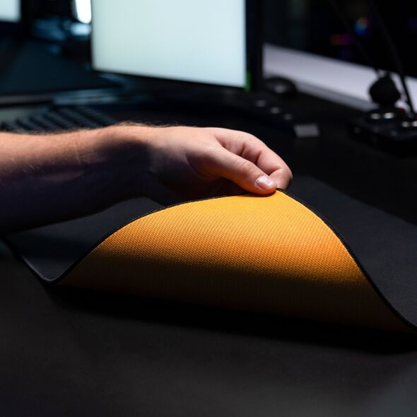 Glorious Gaming Glorious Mouse Pad 2 XL - Ραμμένο - Μαύρο, Μαύρο, Μονοχρωματικό, Ύφασμα, Καουτσούκ, Αντιολισθητική βάση, Gaming mouse pad