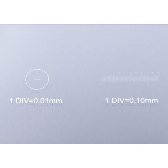 Αντικειμενοφόρος πλάκα με μικρόμετρο 0.1 & 0.01mm BRESSER