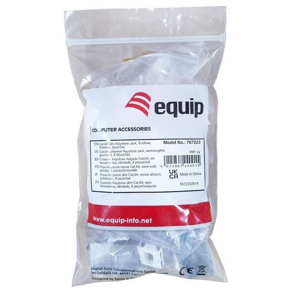 Equip Keystone Jack θωρακισμένο Cat.6A εργαλείο για μέταλλο σετ 8 τεμαχίων