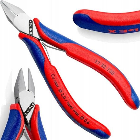 ΠΛΑΓΙΟΚΟΦΤΗΣ ΗΛΕΚΤΡΟΛΟΓΩΝ KNIPEX 130mm ΑΙΧΜΗΡΟΣ