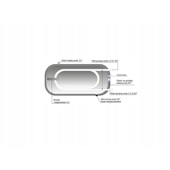 Φλάντζα σωλήνα DN15(1/2”) Fibra/