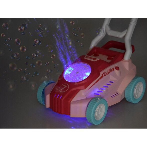 A lawn mower for blowing soap bubbles ZA4925 RO