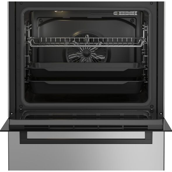 Κουζίνα BEKO FBM62320SDS, Πλάτος 60 cm, A, Αέριο/Ηλεκτρικό, Οθόνη LED