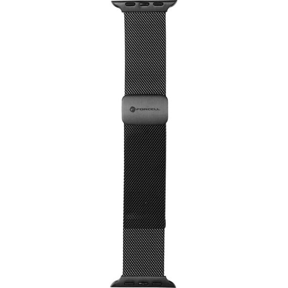 Μαγνητικός χαλύβδινος ιμάντας για Apple Watch FORCELL F-Design FA14 42 / 44 / 45 / 49 mm μαύρος