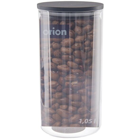 Orion Pojemnik na produkty sypkie szklany z pokrywką i uszczelką 980 ml