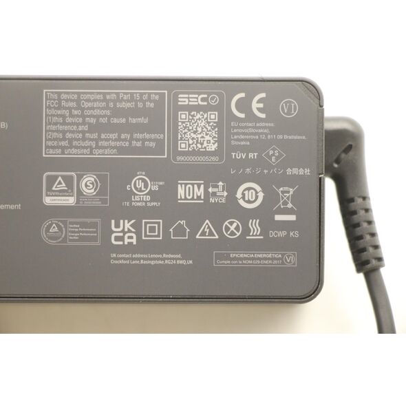 Lenovo 5A10W86303 προσαρμογέας τροφοδοσίας/ εσωτερικός μετατροπέας 65 W Μαύρο