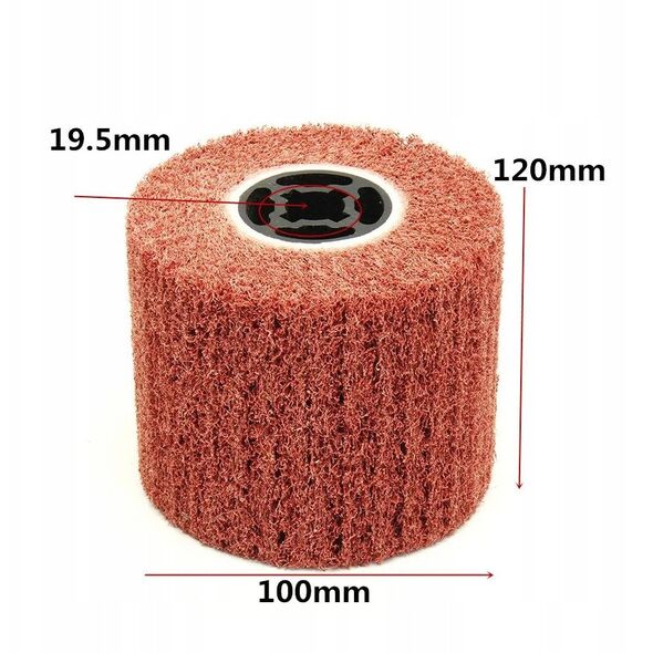 Βούρτσα νάιλον για σατινιέρα 120x100 P240 (50)