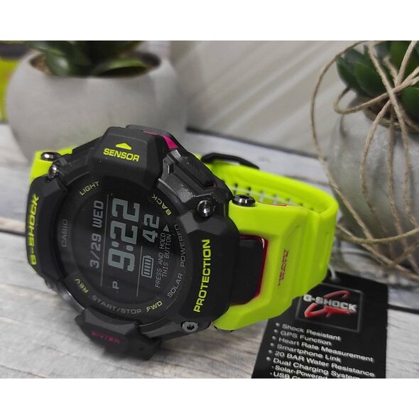 Zegarek G-SHOCK Zegarek Casio G-Shock G-SQUAD GBD-H2000-1A9ER GPS Tętno Kroki