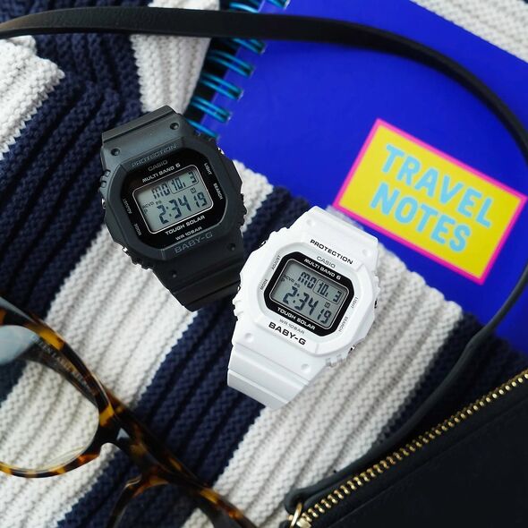 Zegarek Casio Zegarek Casio Baby-G BGD-5650-7ER biały pasek