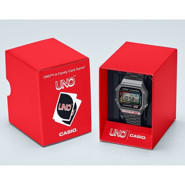 Casio Vintage Zegarek dla dzieci Casio A168WEUC-1AER czarny