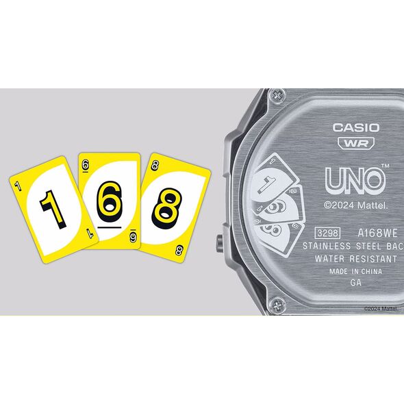 Casio Vintage Zegarek dla dzieci Casio A168WEUC-1AER czarny