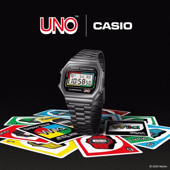 Casio Vintage Zegarek dla dzieci Casio A168WEUC-1AER czarny