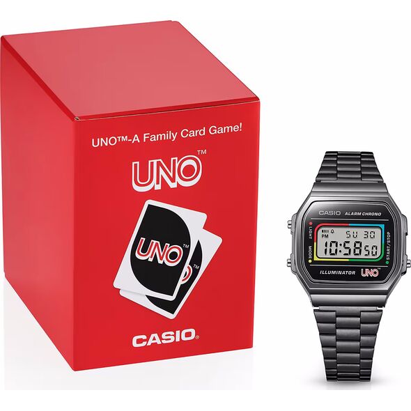 Casio Vintage Zegarek dla dzieci Casio A168WEUC-1AER czarny