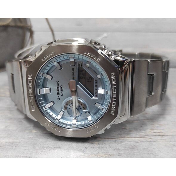 Zegarek G-SHOCK Zegarek Casio G-Shock GM-2110D-2AER G-Steel męski .