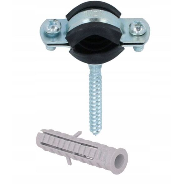 Μονή σφιγκτήρας HOBBY HUPG με επένδυση 1/2” (20-24) KPL M8