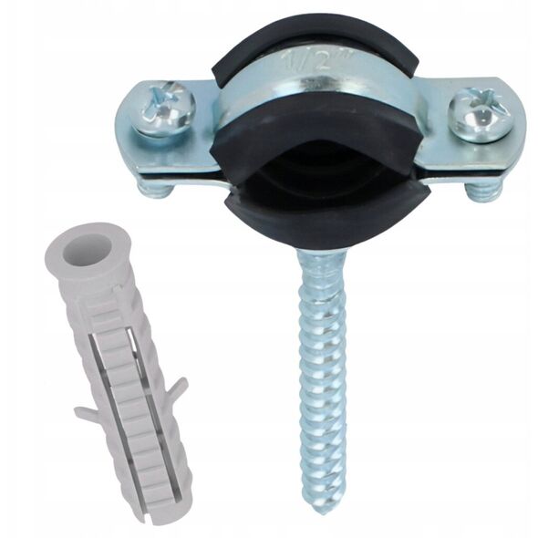 Μονή σφιγκτήρας HOBBY HUPG με επένδυση 1/2” (20-24) KPL M8