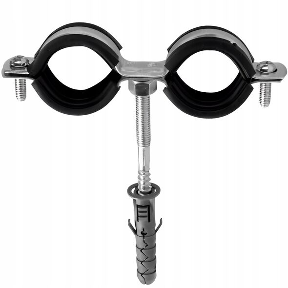 Διπλός σφιγκτήρας UDG με επένδυση 3/8 (15-18mm) KPL M8 γαλβανισμένο