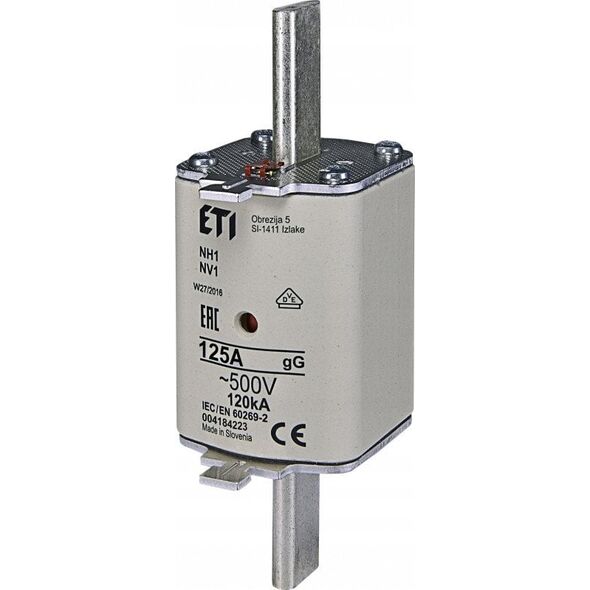 Etipo Ασφάλεια ETI Polam WT1 004184221 gG 80A 500V KOMBI καθυστερημένη