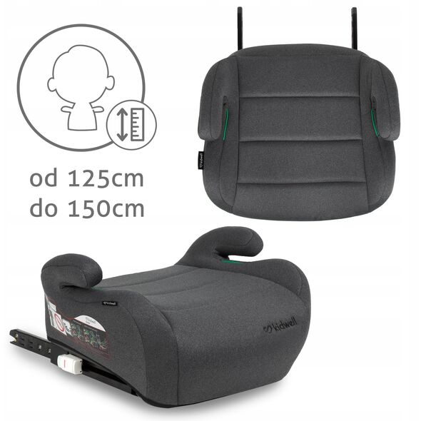 KIDWELL ΚΑΘΙΣΜΑ BOOSTER ΜΑΞΙΛΑΡΙ OVAN ΓΚΡΙ ISOFIX 5906601700613