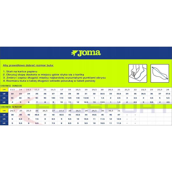 Joma Tornado Jr 2531 JTORW2531V Μαύρο 34