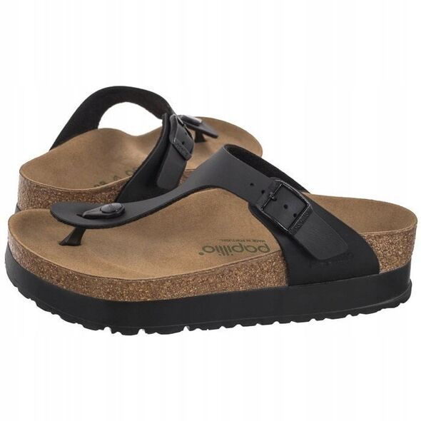 Birkenstock Papillio Gizeh Platform Vegan 1027367 Μαύρο 38