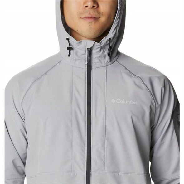 Columbia Tall Heights Hooded Softshell Jacket 1975591039 szary L