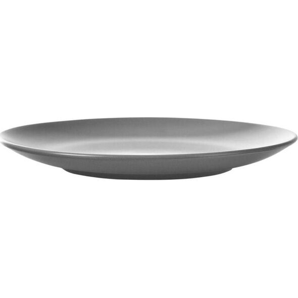 Orion Talerz deserowy płaski płytki ceramiczny talerzyk na desery szary ALFA 21,5 cm