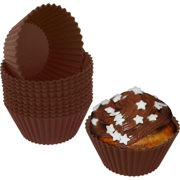 Orion Forma foremka SILIKONOWA na muffinki do pieczenia muffinek babeczek 12 sztuk