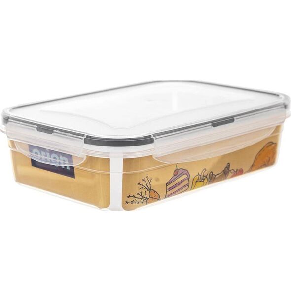 Orion Pojemnik na żywność dzielony z uszczelką szczelny z przegródkami 3 wkłady lunchbox 1 l