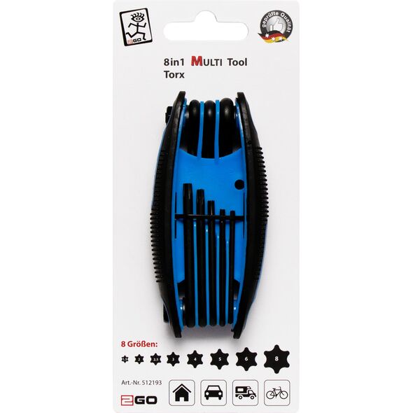 2GO MULTI Εργαλείο 2 Σετ κλειδιών Torx 8 τεμαχίων
