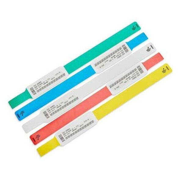 WRISTBAND,SYNTHETIC,1X6IN (25.4X152.4MM)|DT,Z BAND ULTRA SOFT,COATED,PERMANENT ADHESIVE,HC100 CARTRIDGE, 300/ROLL,6/BOX