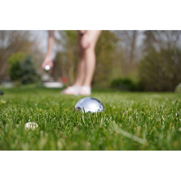 Στερεά Μεταλλικά Μπάλες Παιχνιδιού Petanque Kule Boule Bule KUBISPORT 72 mm 8 τεμ.