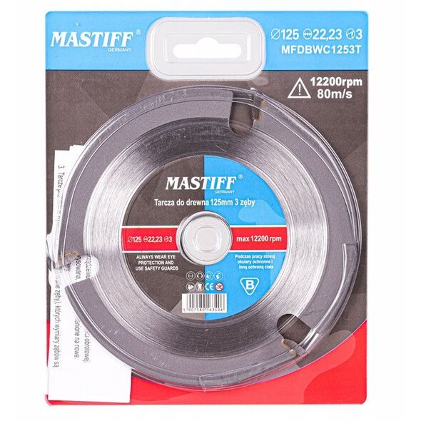 Δίσκος κοπής ξύλου 125X22,23mm 3T (100/200)