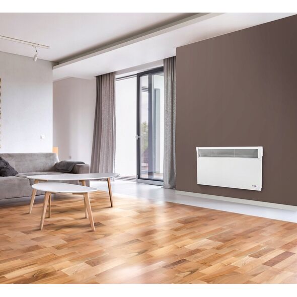 Θερμοπομπός TESY HeatЕco Cloud, 1 kW, ηλεκτρονικός θερμοστάτης, έλεγχος Wi-Fi